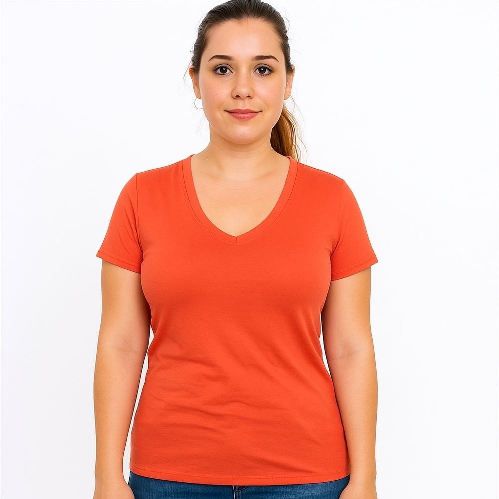 HBC Sport Orange Tee Size Small NWOT